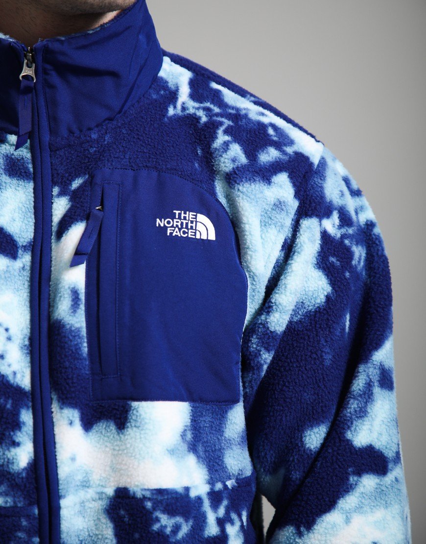 The North Face Yumiori Off-Peak Printed Fleece Jacket Bold Blue Granitic Rock Print