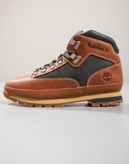 Timberland Euro Hiker Boots Rust Full Grain W Dk Gray