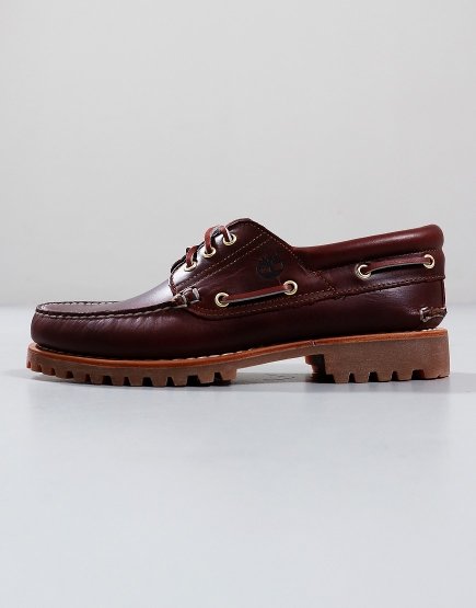 Timberland Authentic 3 Eye Boat Shoe Burgundy