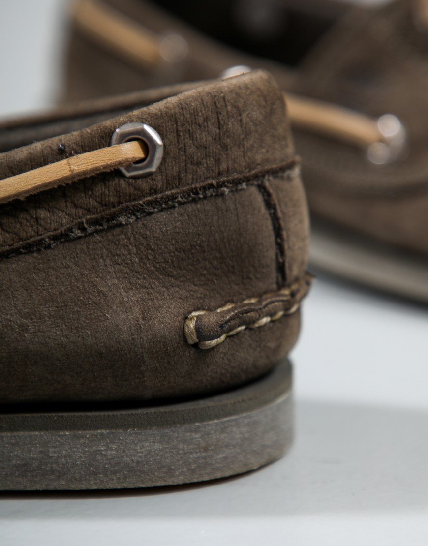 Timberland Classic Boat Shoe Olive Nubuck