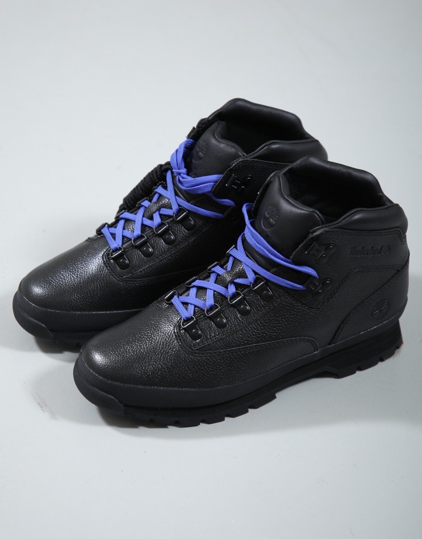 Timberland Euro Hiker Mid Lace Boots Black