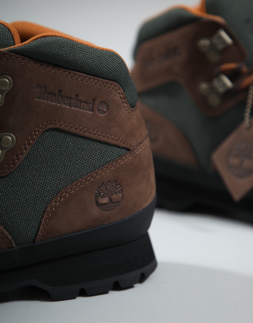 Timberland Euro Hiker Mid Lace Boots Dark Brown