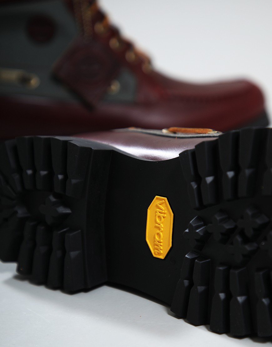 Timberland Gore-Tex 7 Eye Lug Boots Dark Red Full Grain