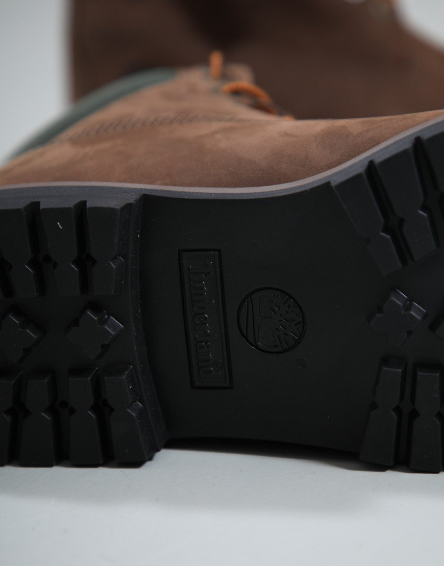 Timberland Heritage 6 Inch Waterproof Boots Dark Brown Newbuck/Gold