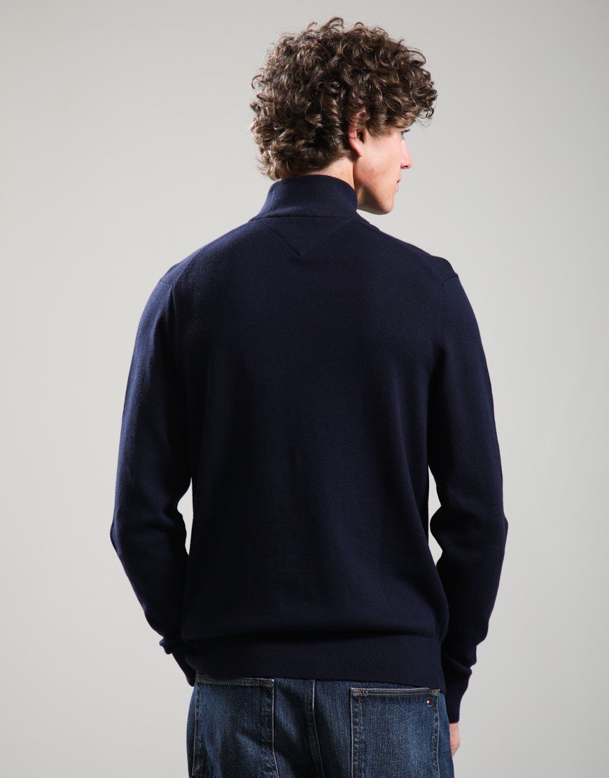 Tommy Hilfiger Cashmere Zip Sweat Desert Sky