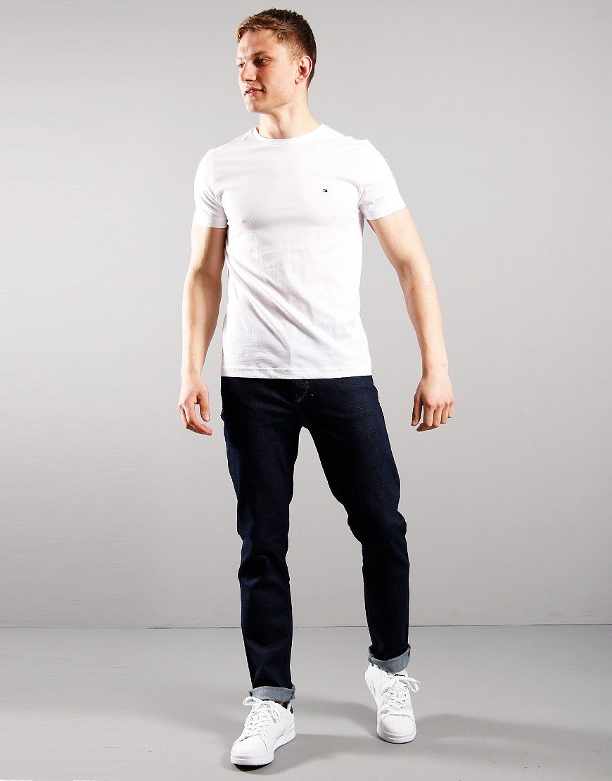 back of white tee shirt