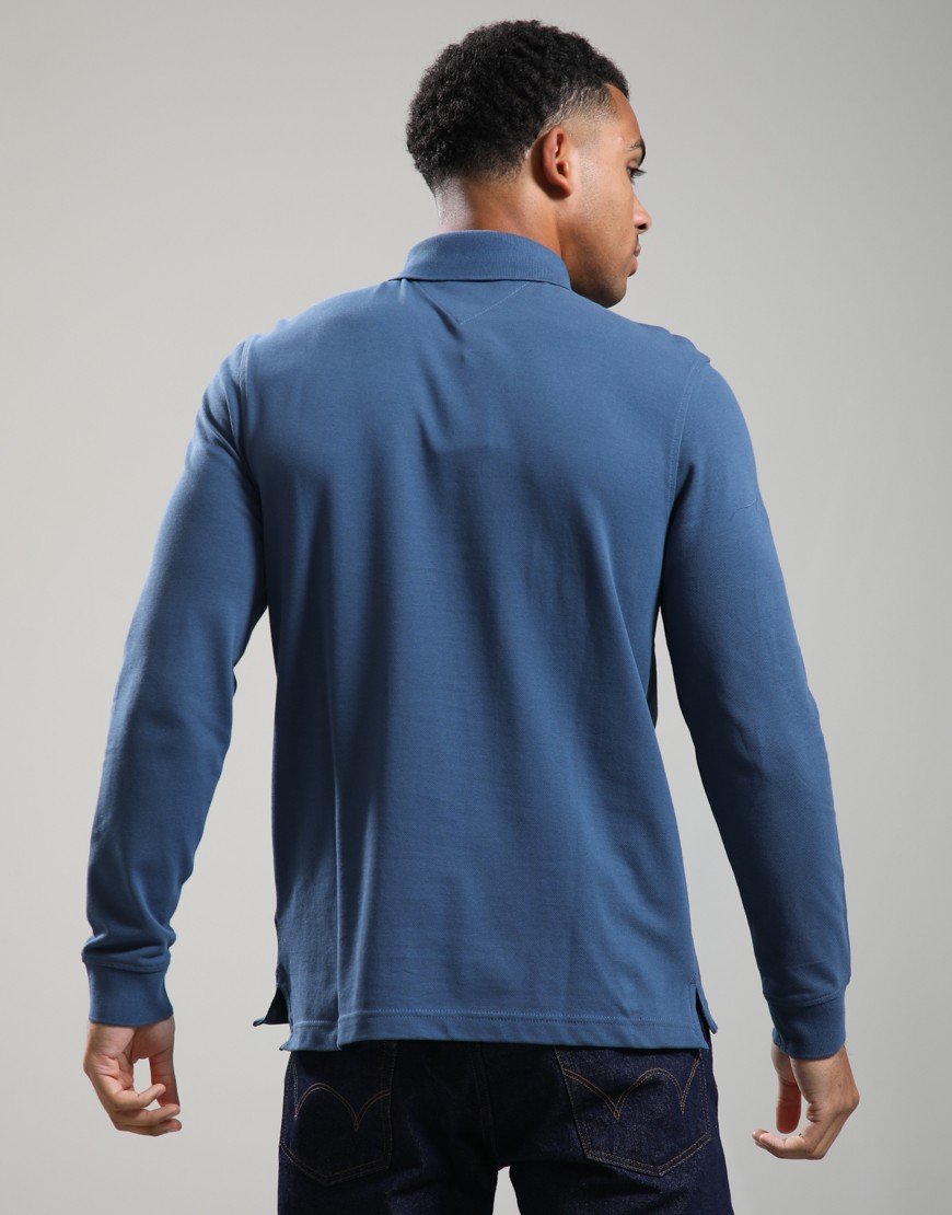 Tommy Hilfiger 1985 Long Sleeve Polo Shirt Aegean Sea