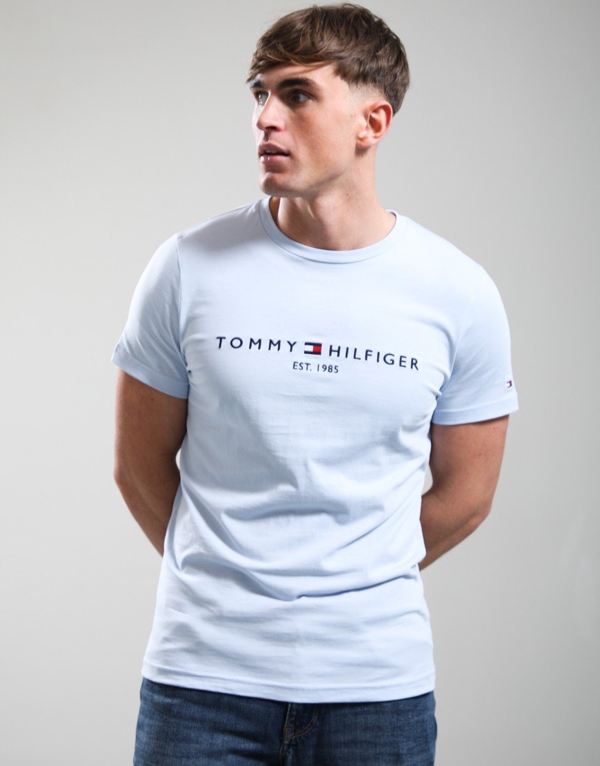 Tommy Hilfiger Logo T-Shirt Breezy Blue
