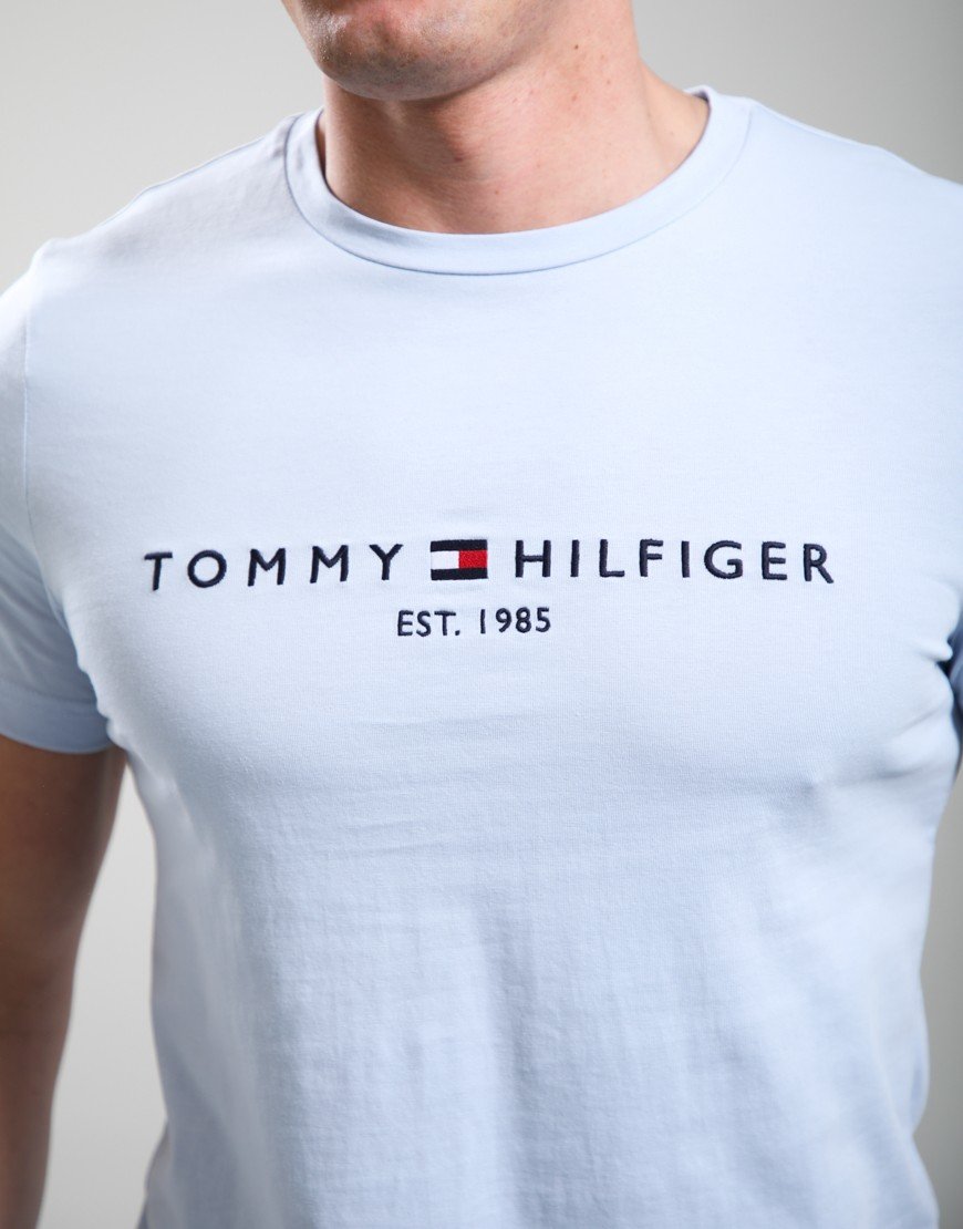 Tommy Hilfiger Logo T-Shirt Breezy Blue