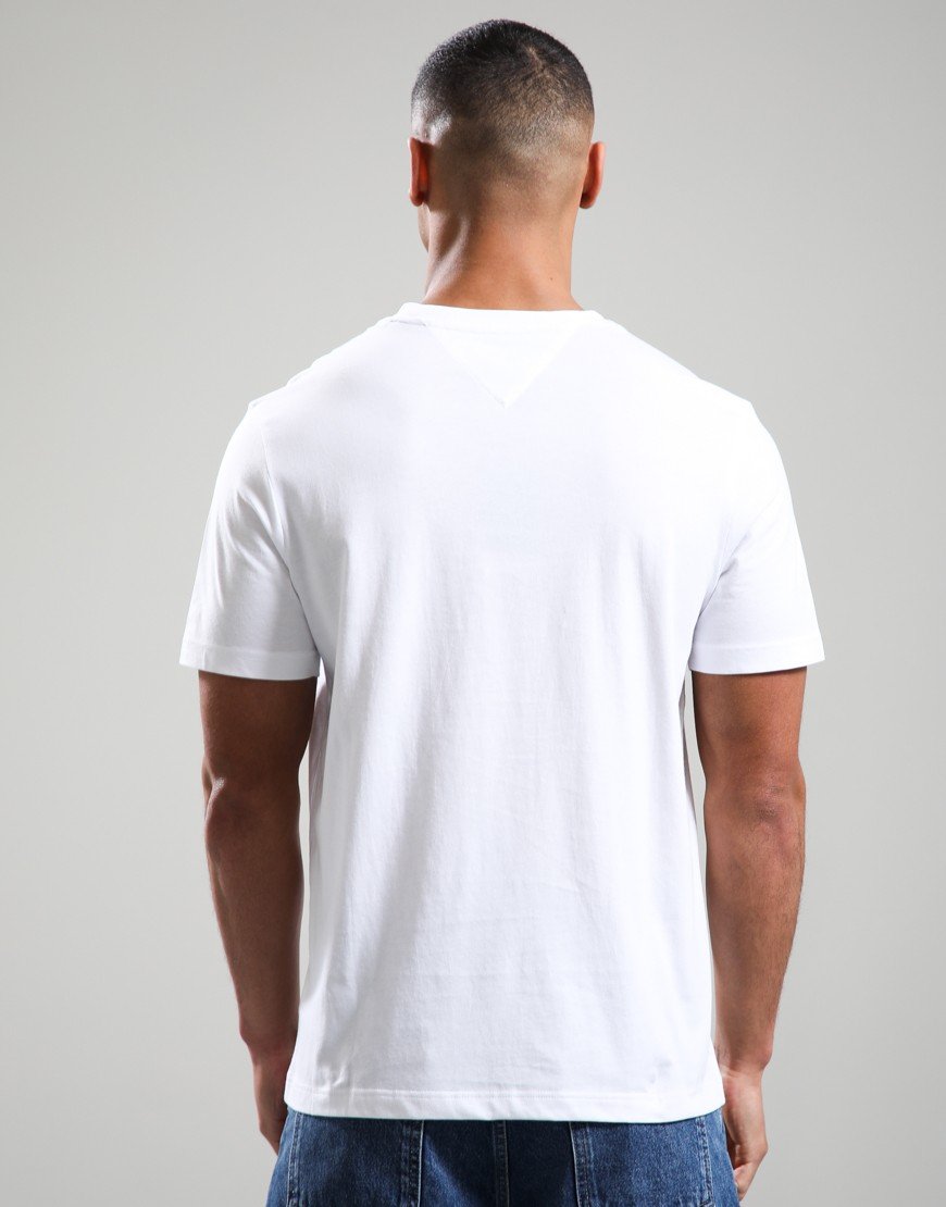 Tommy Hilfiger Brand Love Mono Stack T-Shirt White
