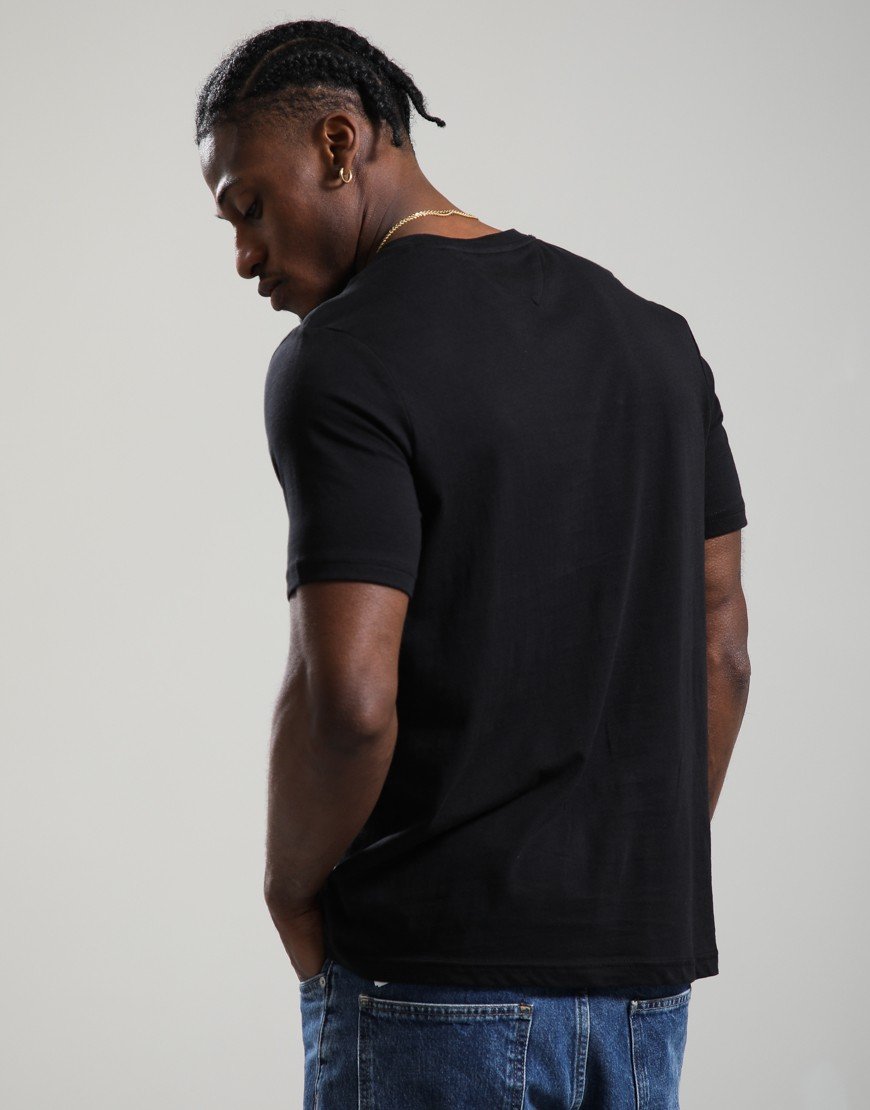 Tommy Hilfiger Brand Love Text Box T-Shirt Black