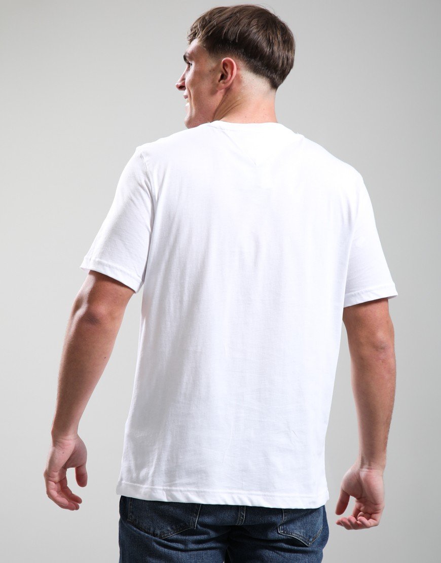 Tommy Hilfiger Brand Love Text Stack T-Shirt White