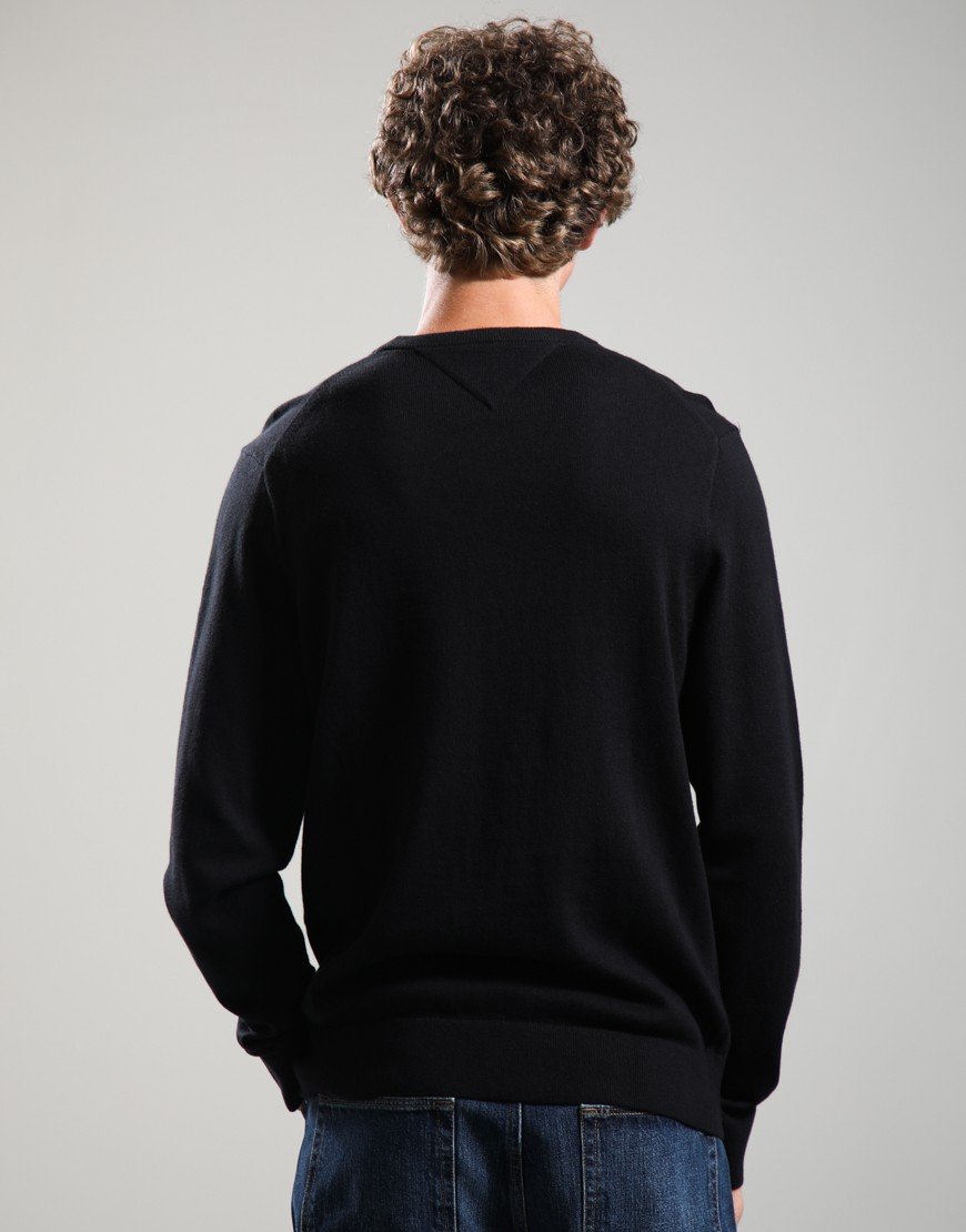 Tommy Hilfiger Cashmere Crew Sweat Black