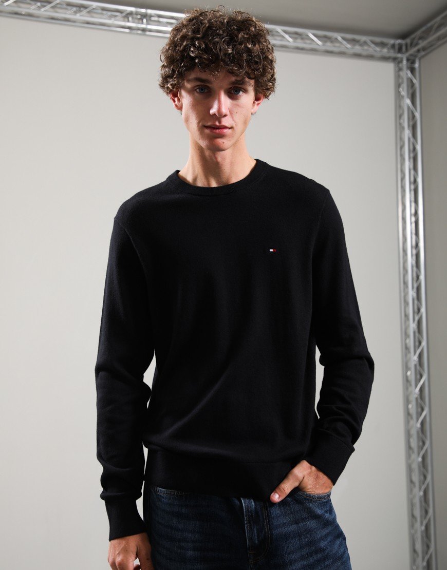 Tommy Hilfiger Cashmere Crew Sweat Black