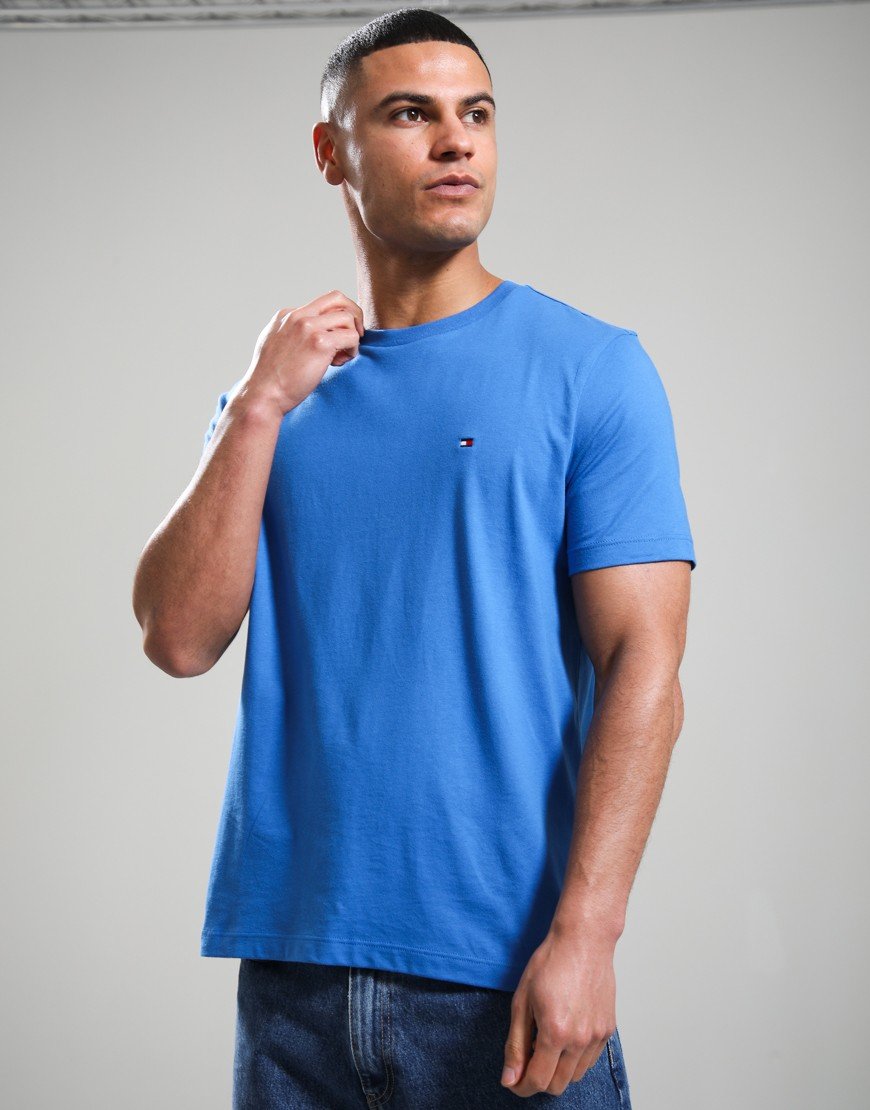 Tommy Hilfiger Essential Solid T-Shirt Blue Orbit