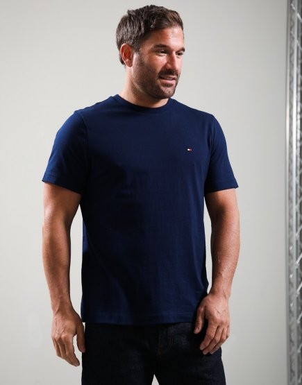 Tommy Hilfiger Essential Regular Fit Solid T-Shirt Carbon Navy