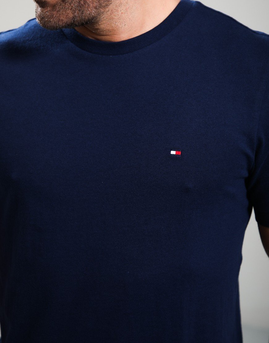 Tommy Hilfiger Essential Regular Fit Solid T-Shirt Carbon Navy