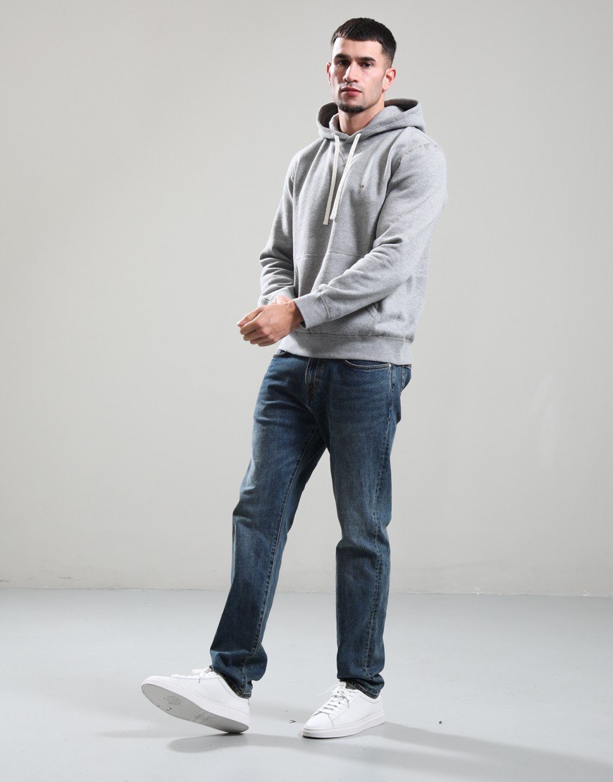 Tommy Hilfiger Essential Fleece Hoodie Medium Grey Heather