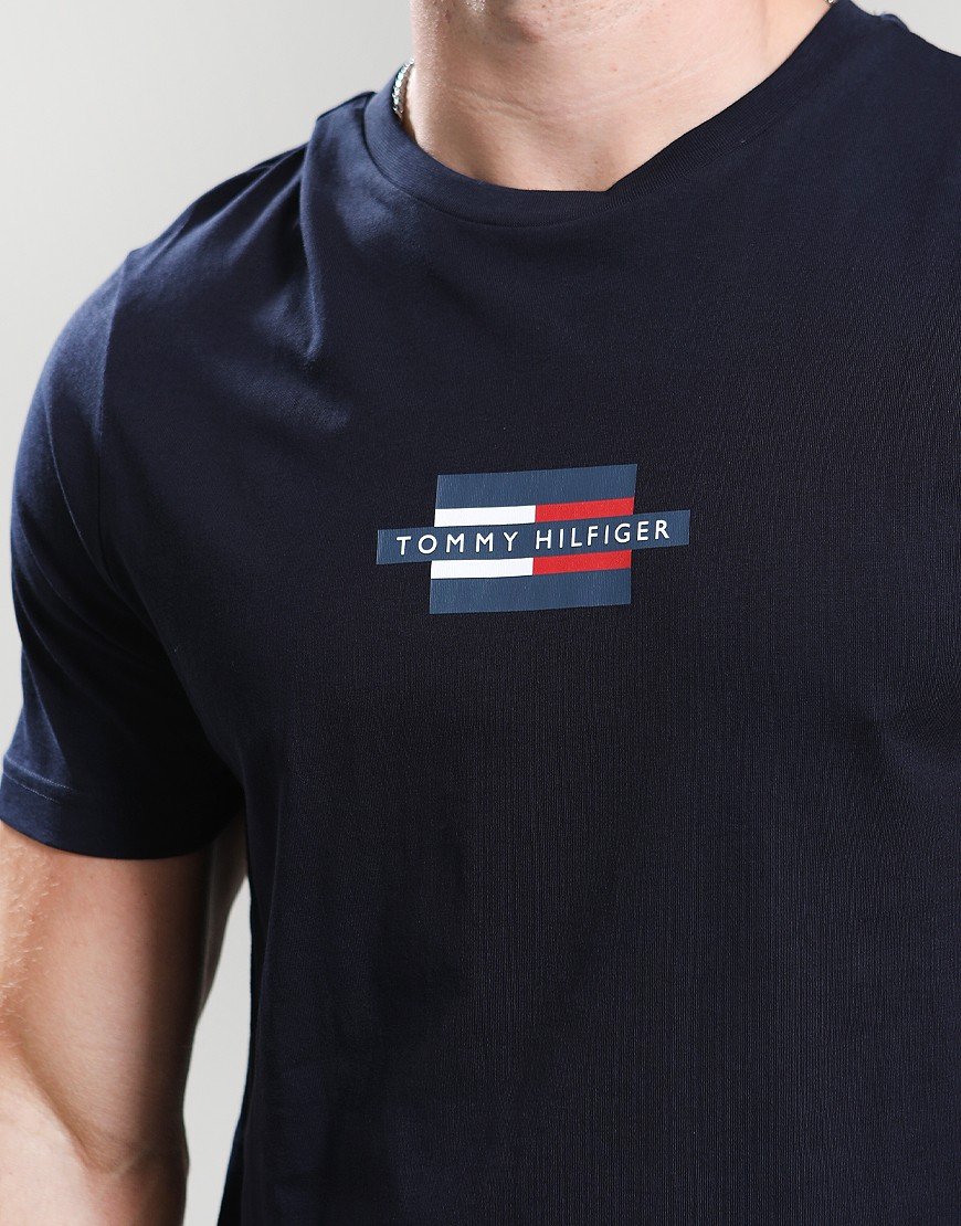 Tommy Hilfiger Flag Box T-Shirt Desert Sky