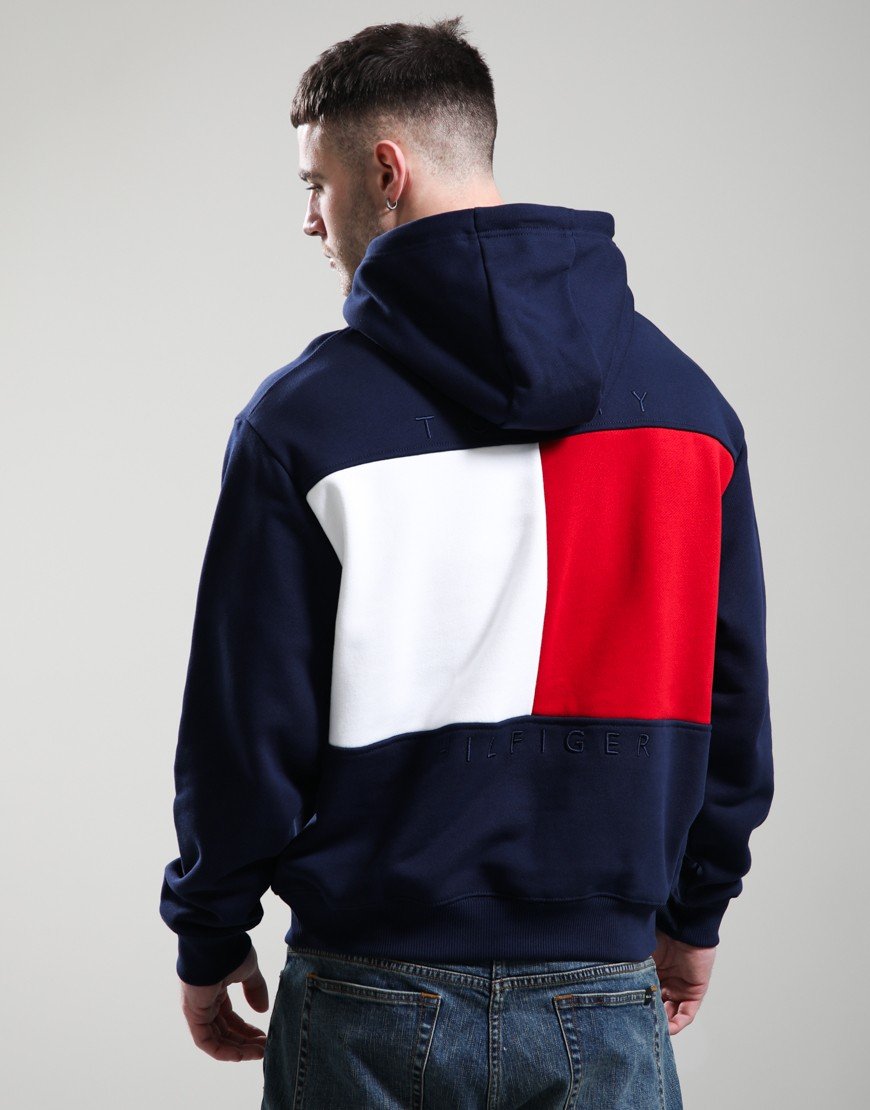 Tommy Hilfiger Flag Hoodie Carbon Navy