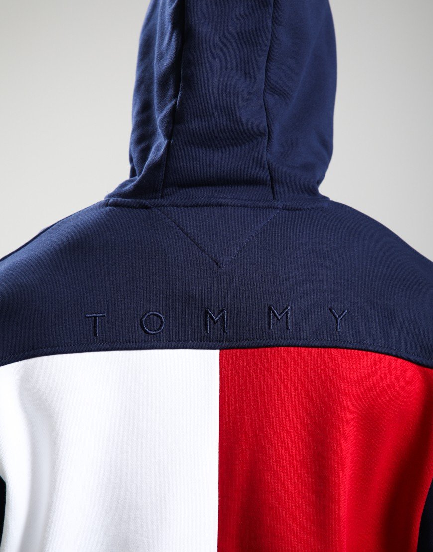 Tommy Hilfiger Flag Hoodie Carbon Navy