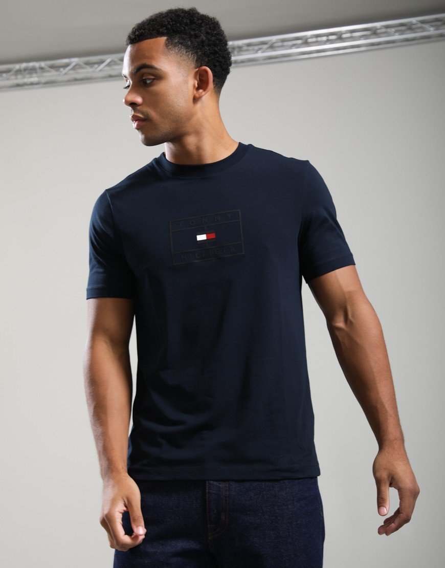Tommy Hilfiger JD Graphic T-Shirt Navy Blue