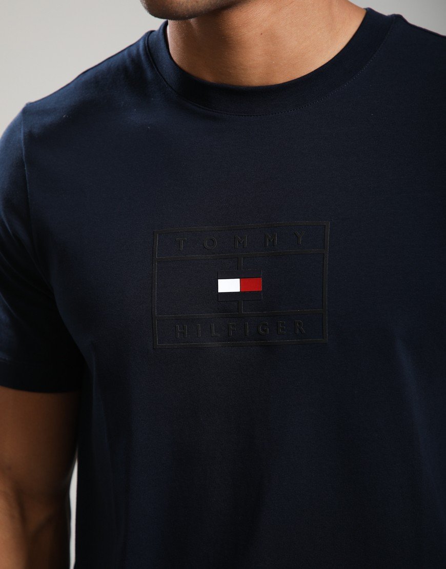 Tommy Hilfiger JD Graphic T-Shirt Navy Blue