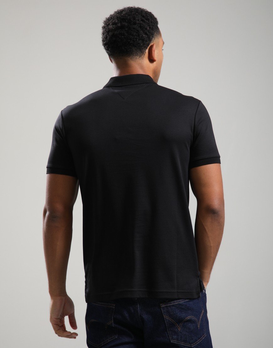 Tommy Hilfiger Liquid Cotton Polo Shirt Black