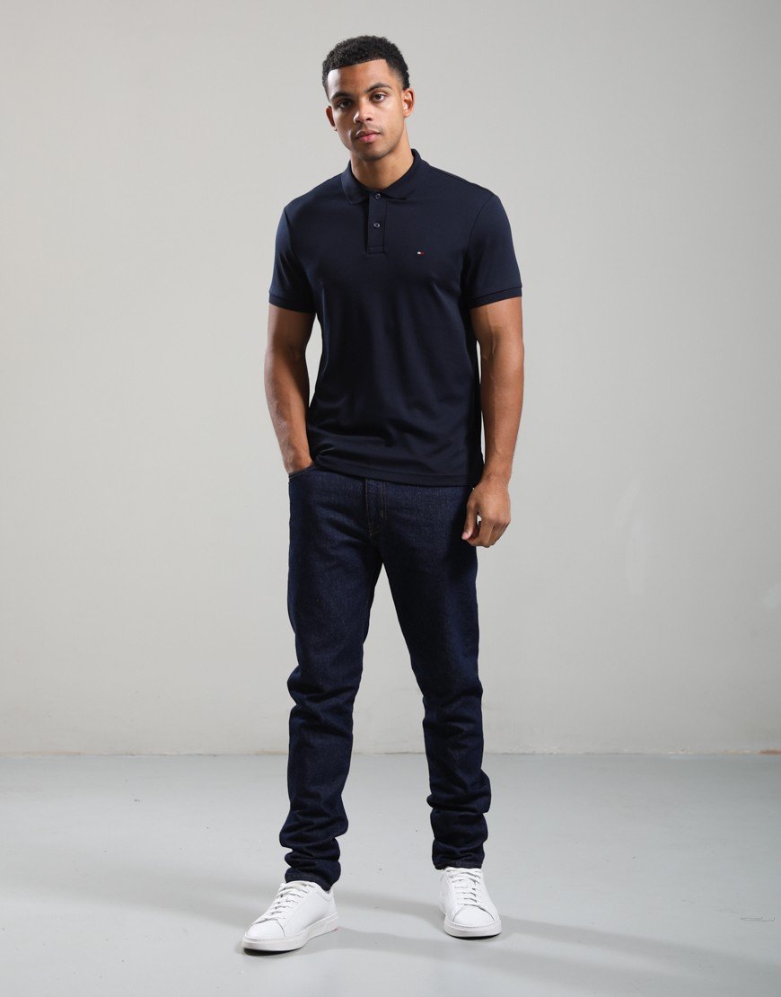 Tommy Hilfiger Liquid Cotton Polo Shirt Desert Sky