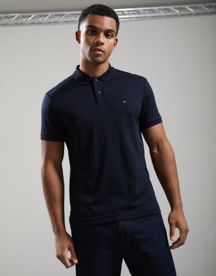 Tommy Hilfiger Liquid Cotton Polo Shirt Desert Sky