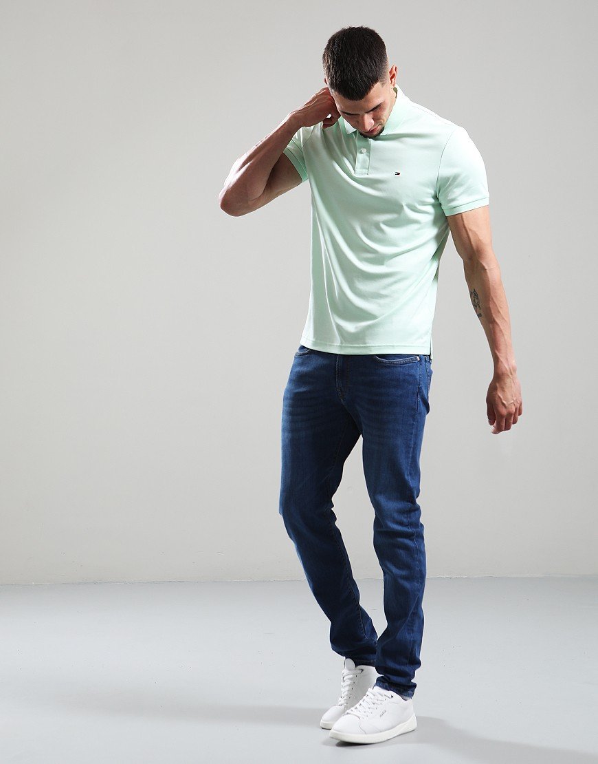 Tommy Hilfiger Liquid Cotton Polo Shirt Opal Green