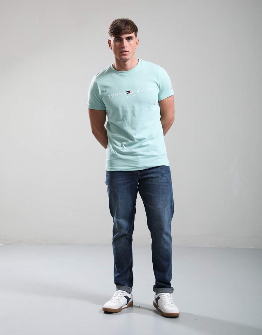 Tommy Hilfiger Logo T-Shirt Crushed Mint