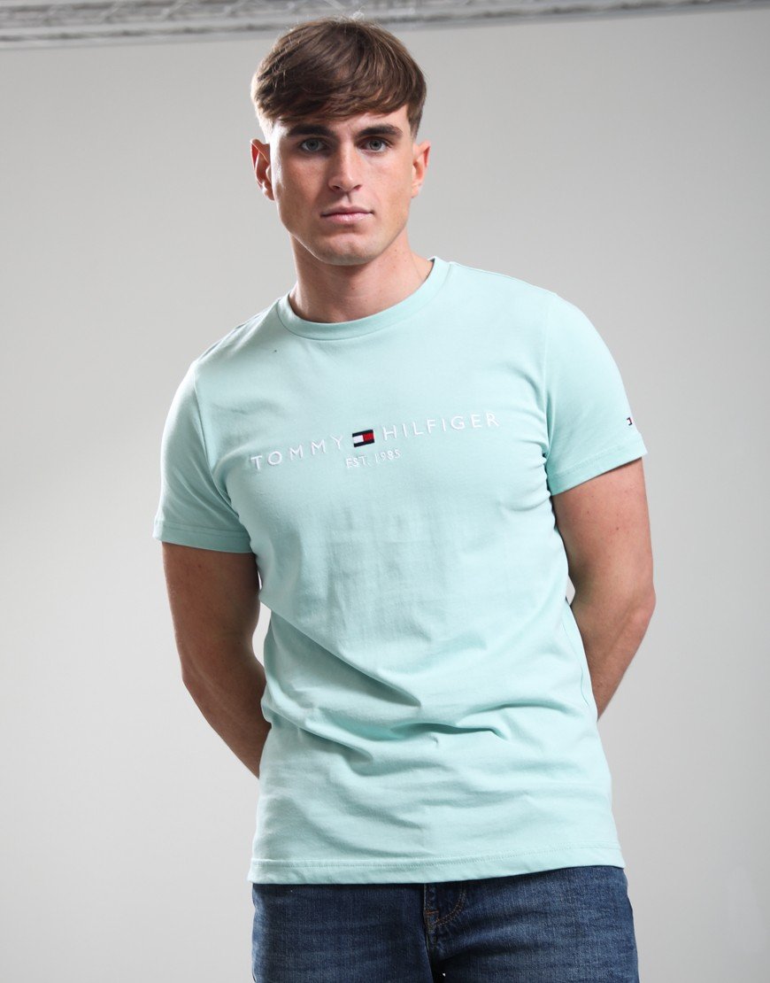 Tommy Hilfiger Logo T-Shirt Crushed Mint