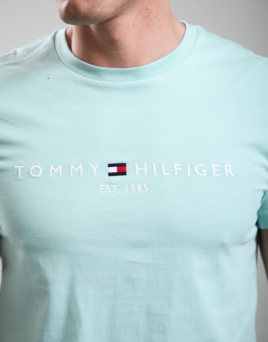 Tommy Hilfiger Logo T-Shirt Crushed Mint