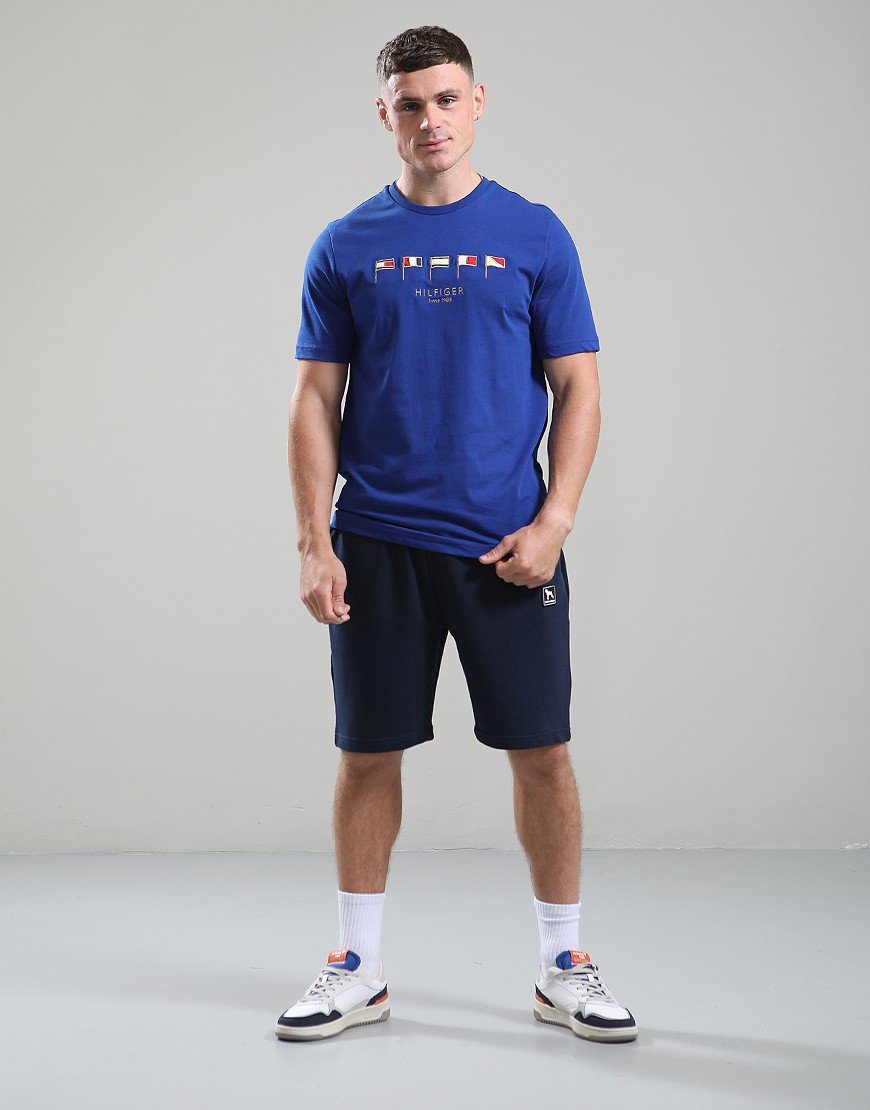 Tommy Hilfiger Multi Flag T-Shirt Wedge Blue