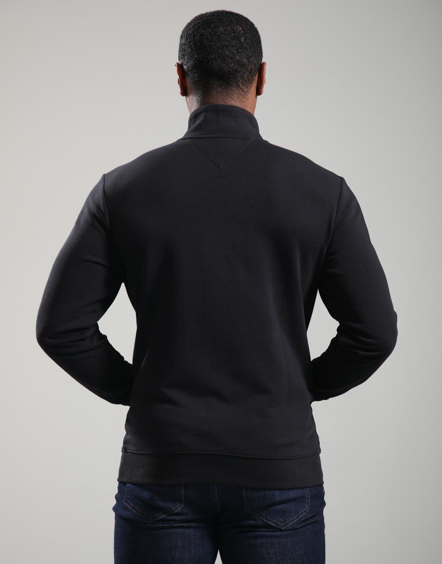 Tommy Hilfiger RWB Tipping 1/4 Zip Sweat Black