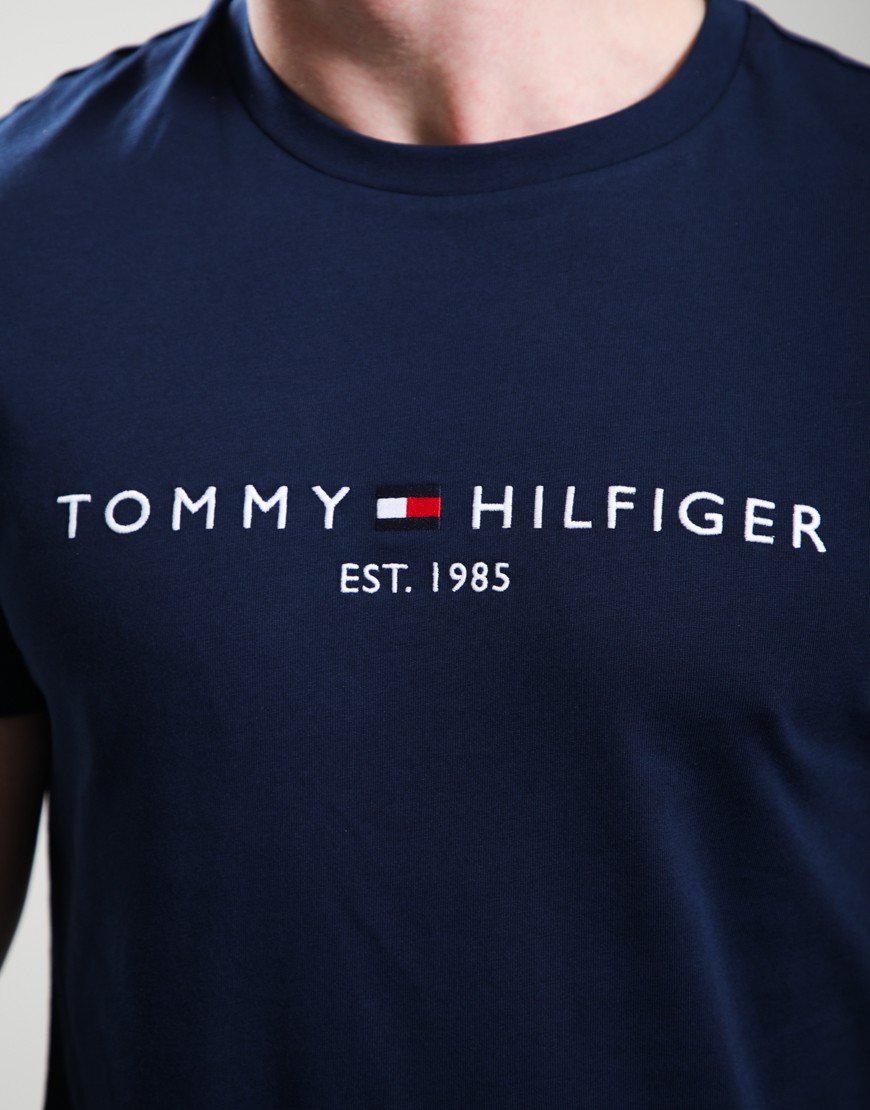 Tommy Hilfiger Logo T-Shirt Carbon Navy