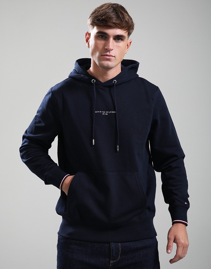 Tommy Hilfiger Tipped Hoodie Desert Sky