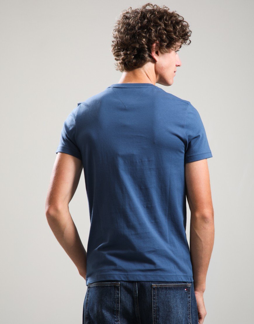 Tommy Hilfiger Logo T-Shirt Aegean Sea