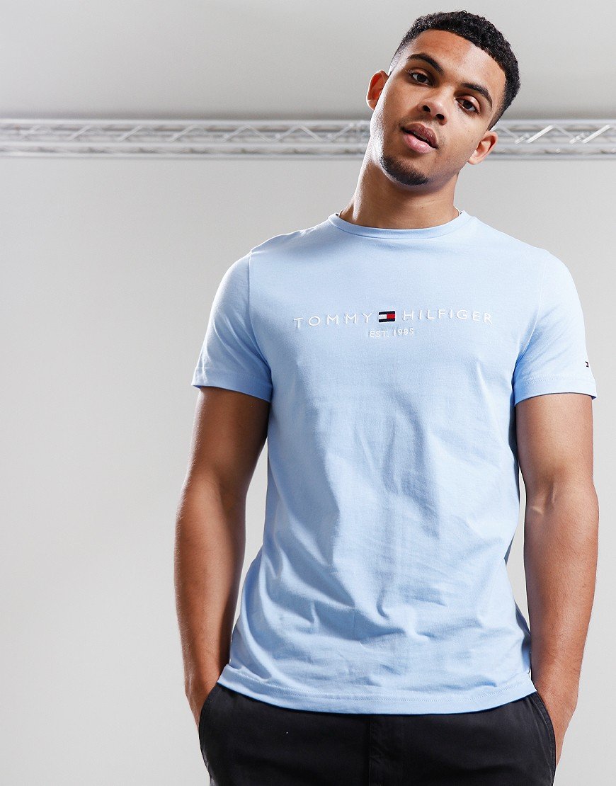 Tommy Hilfiger Tommy Logo T-Shirt Vessel Blue