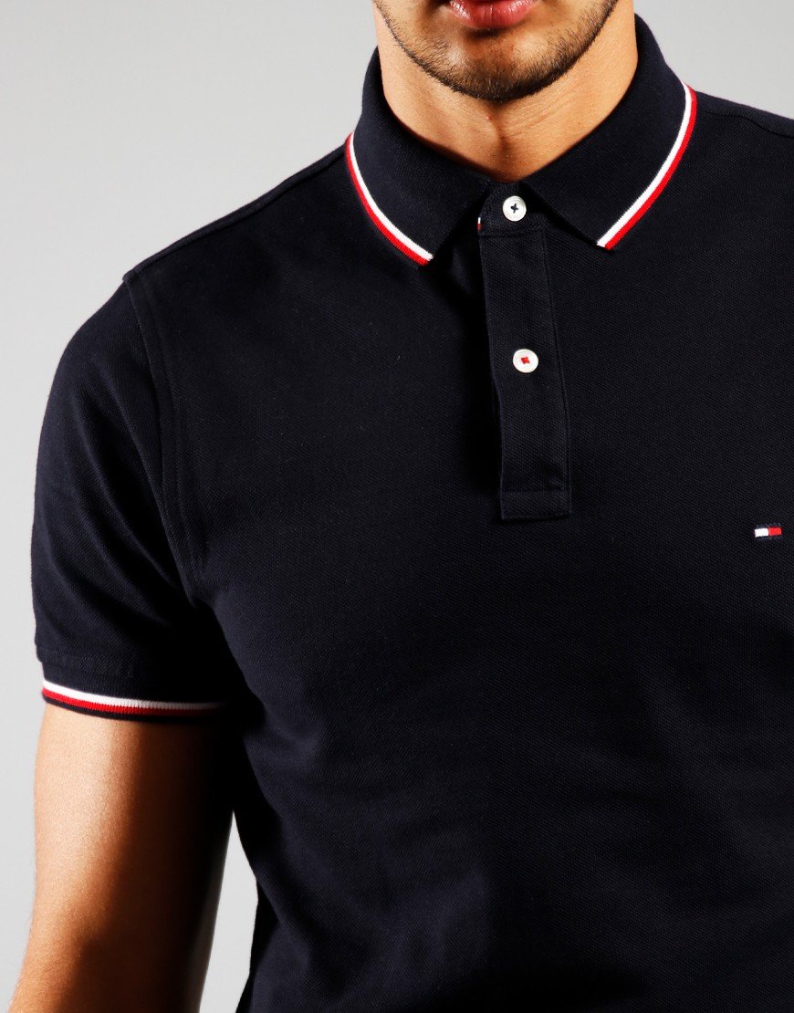 Tommy hilfiger polo desert sky clearance