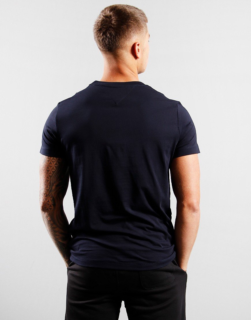 Tommy Hilfiger Two Tone Stripe T-Shirt Desert Sky