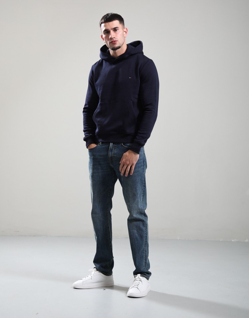 Tommy Hilfiger Classic Flag Logo Hoodie Desert Sky