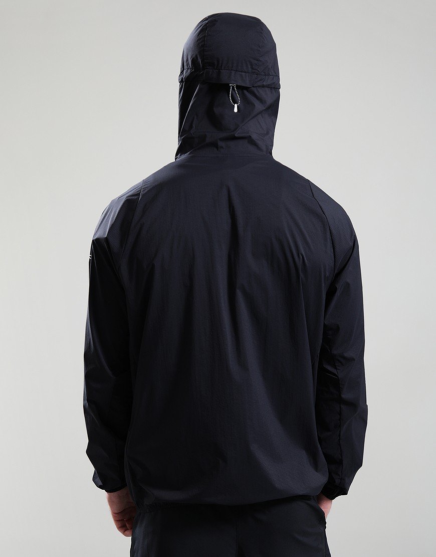Under Armour Launch Lightweight Jacket Black-Black-White