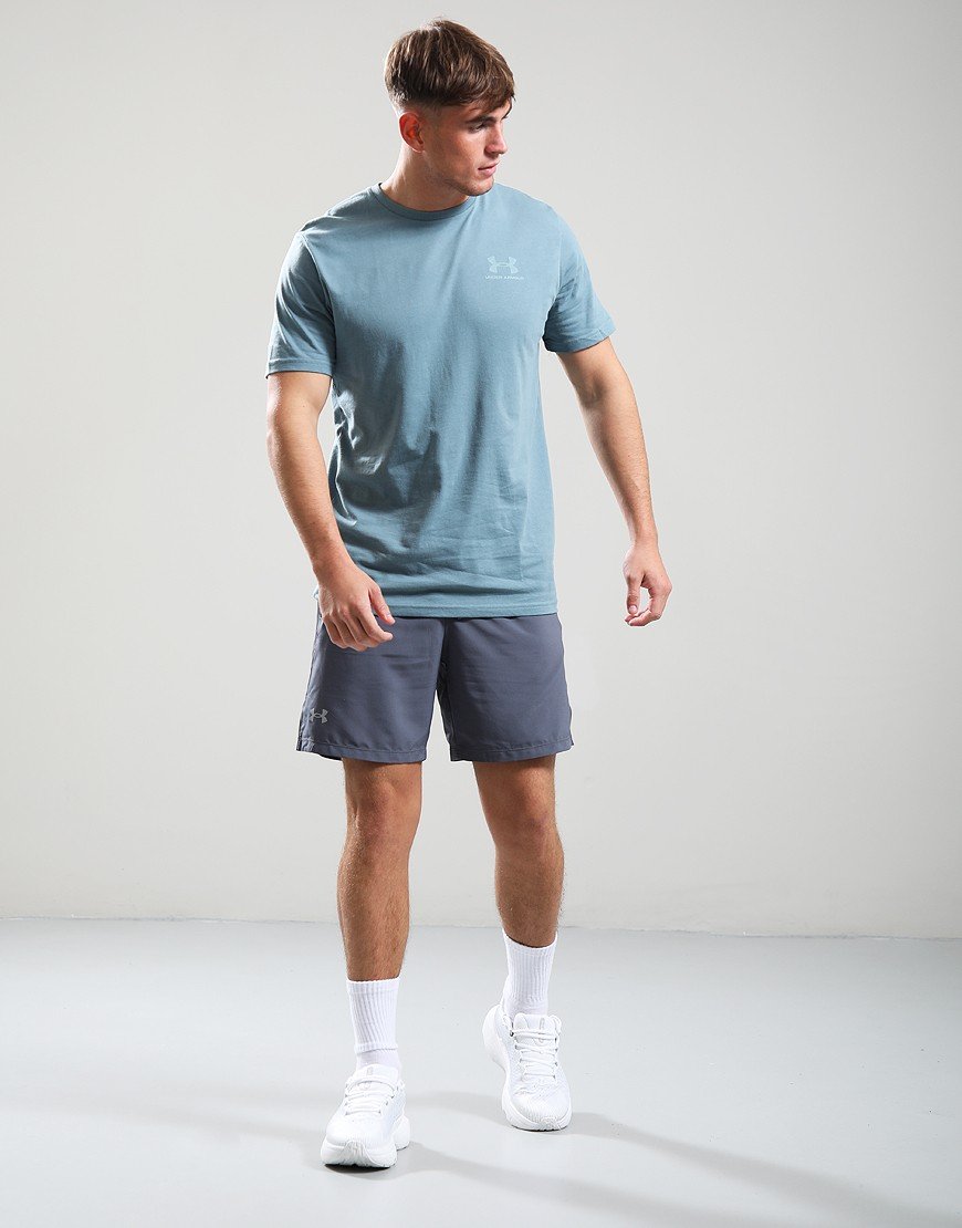 Under Armour Left Chest Logo T-Shirt Blue/Serpentine