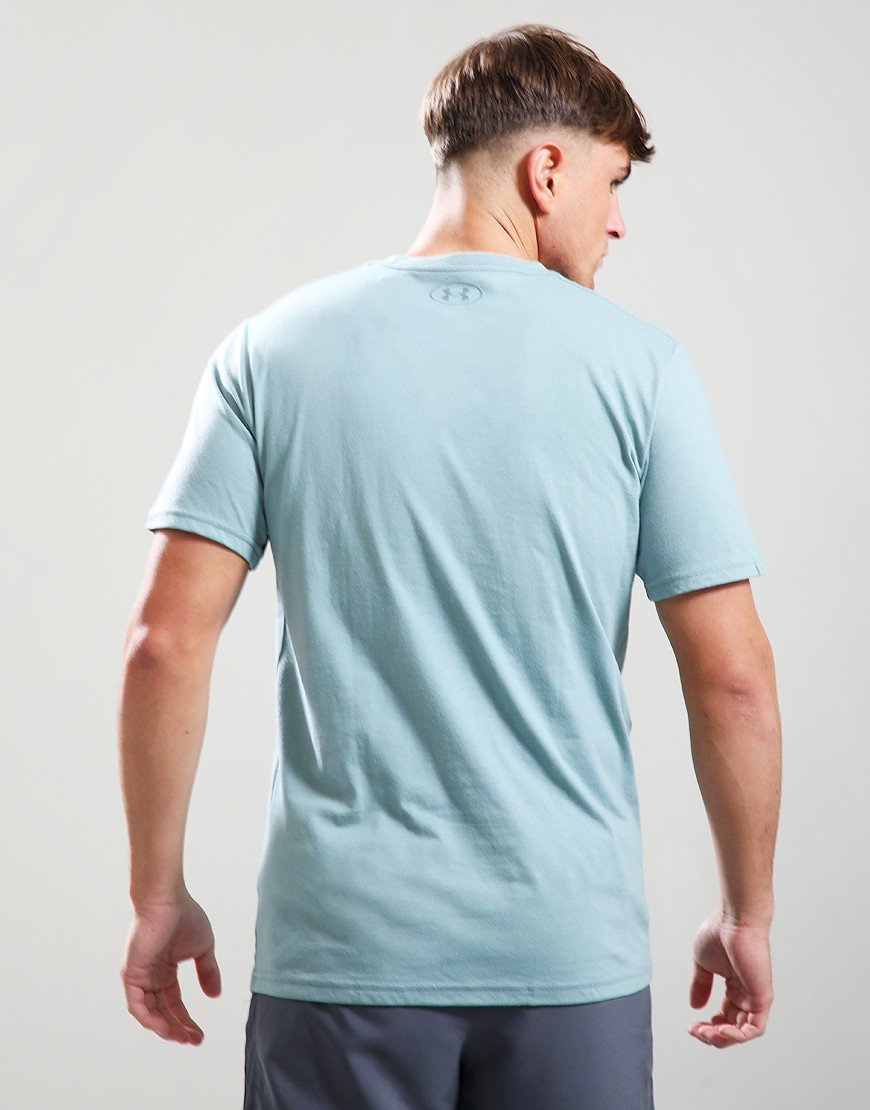 Under Armour Left Chest Logo T-Shirt Serpentine/Blue