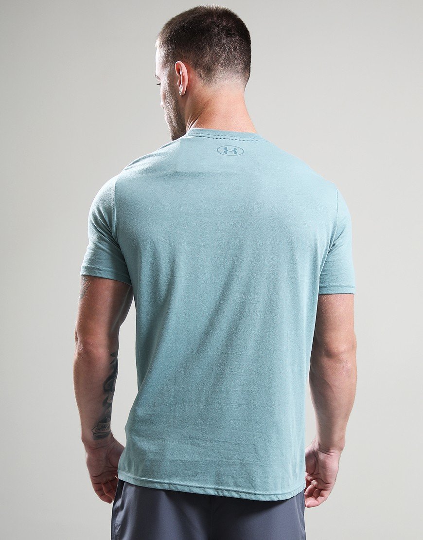Under Armour Left Chest Logo T-Shirt Serpentine/Blue