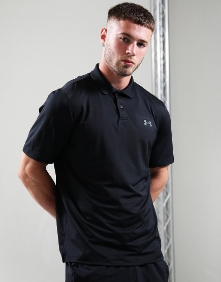 Under Armour Matchplay Polo Shirt Black/Pitch Gray