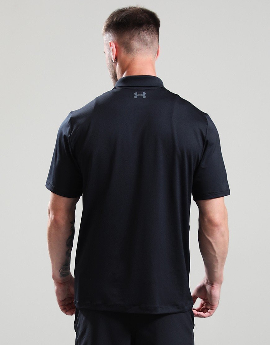 Under Armour Matchplay Polo Shirt Black/Pitch Gray