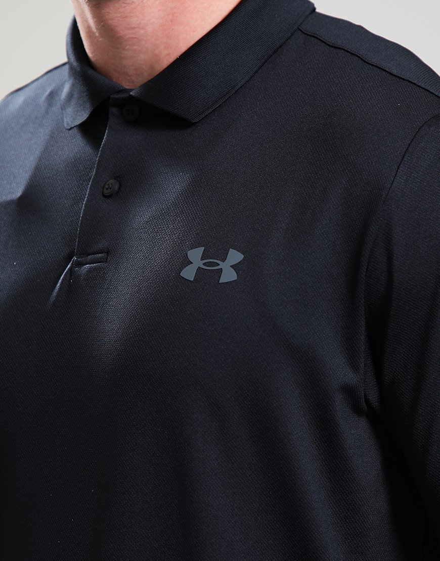 Under Armour Matchplay Polo Shirt Black/Pitch Gray